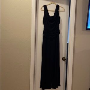 Dressy light weight one piece pants outfit